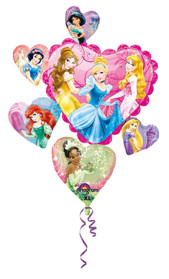 Princess Heart Clusters Balloon