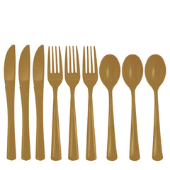 Gold Cutlery Combo Pack - 24 Ct.