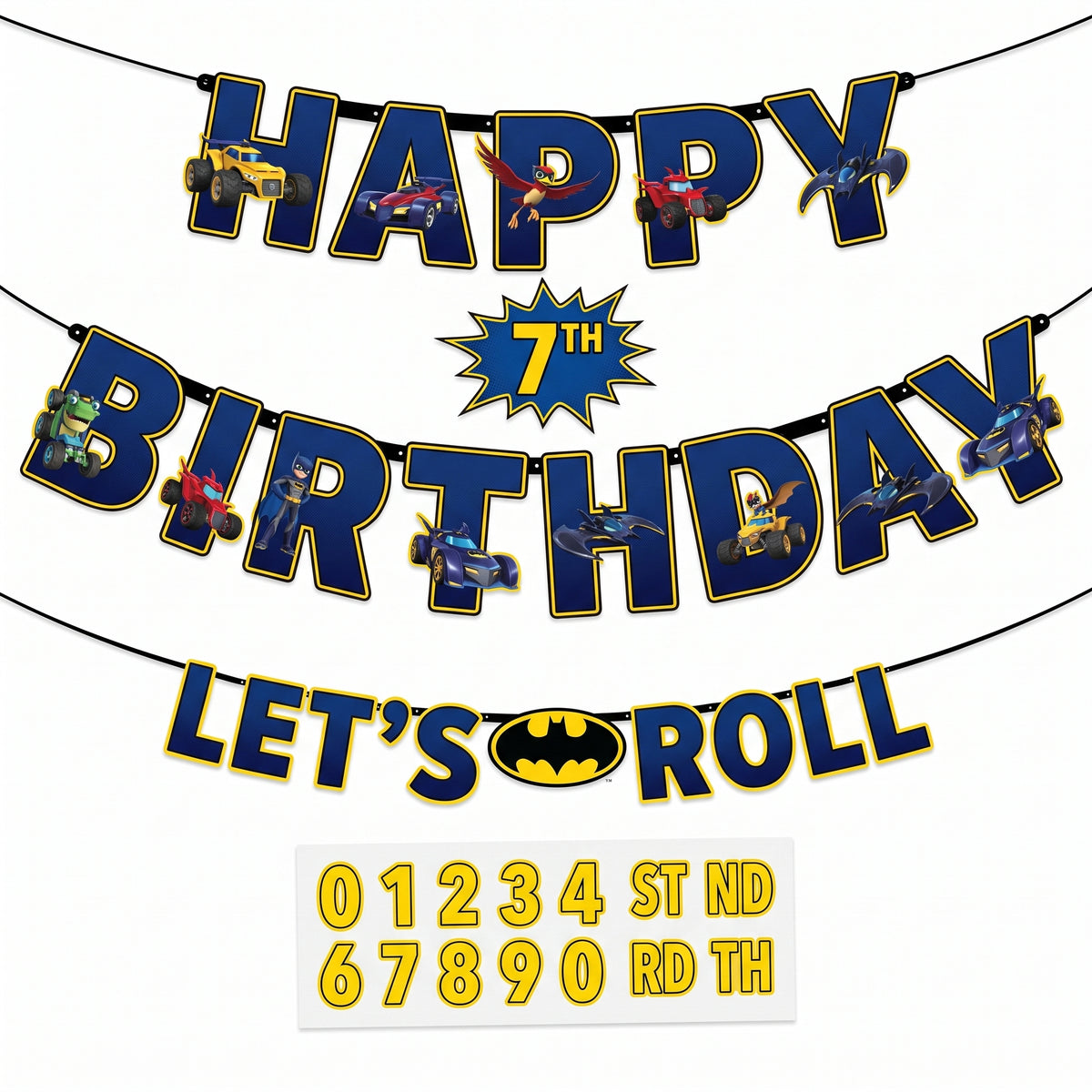 Batwheels Double Banner Kit for Kids' Birthday