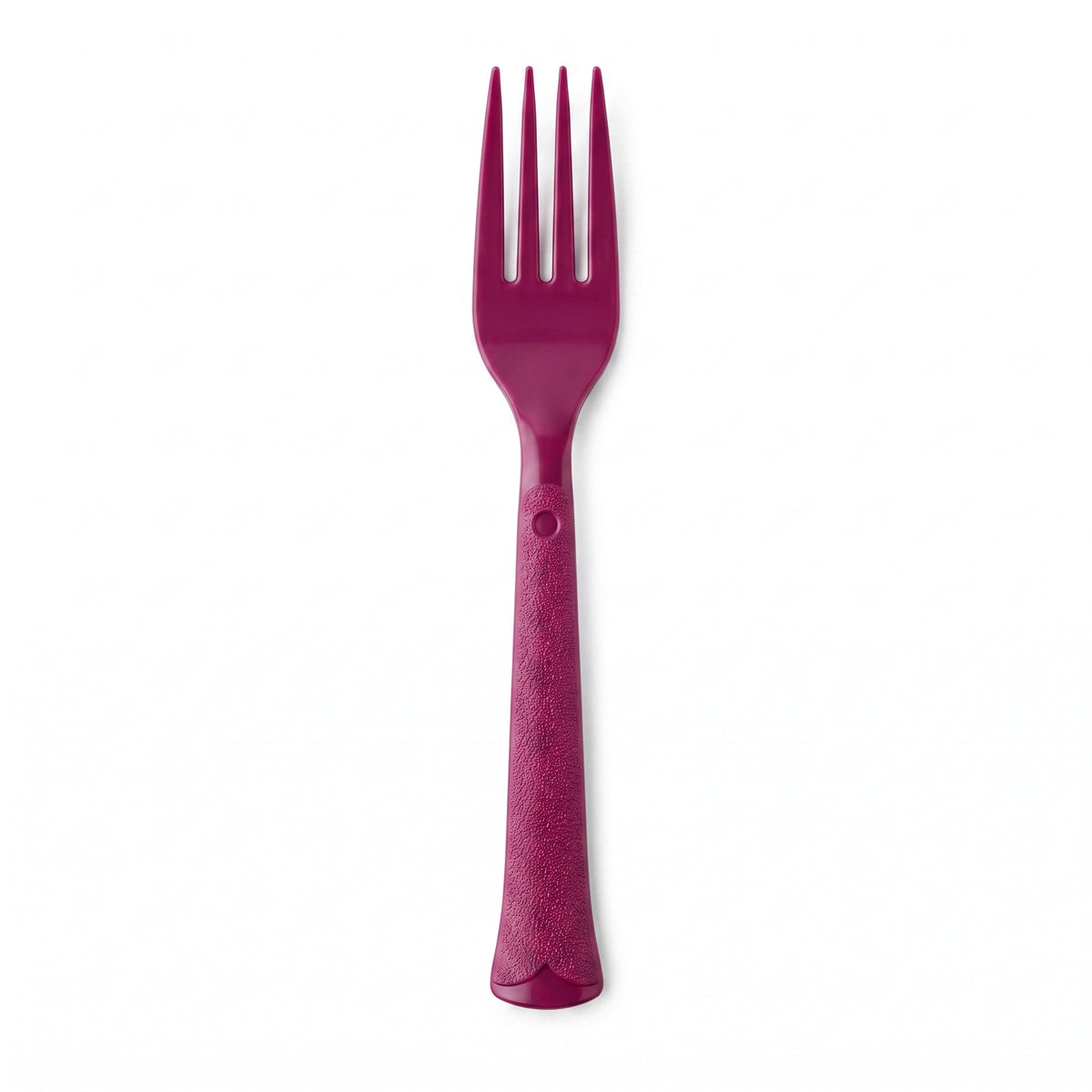 Heavyweight Berry Plastic Fork - 7.5 in.