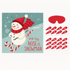 Christmas "Pin the Nose on the Snowman" Game