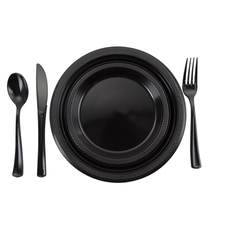Black Cutlery Combo Pack - 24 Ct.