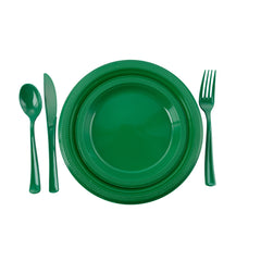 Emerald Green Cutlery Combo Pack - 24 Ct.