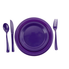 Purple Cutlery Combo Pack - 24 Ct.