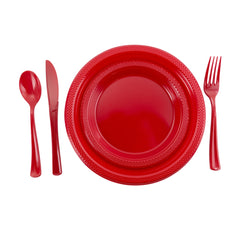 Red Cutlery Combo Pack - 24 Ct.