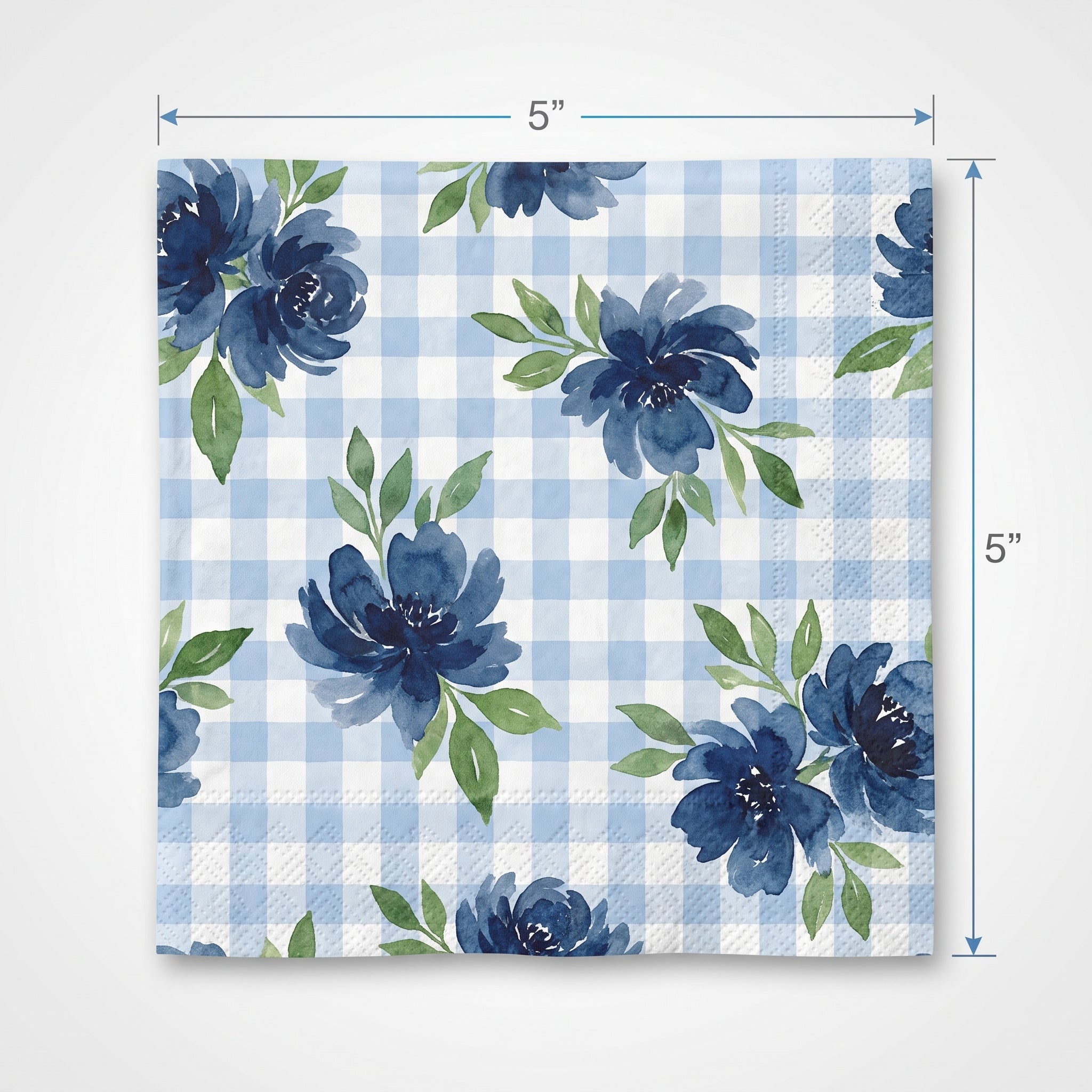 Baby in Bloom Beverage Napkins - 5 In. X 5 In.