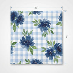 Baby in Bloom Beverage Napkins - 5 In. X 5 In.