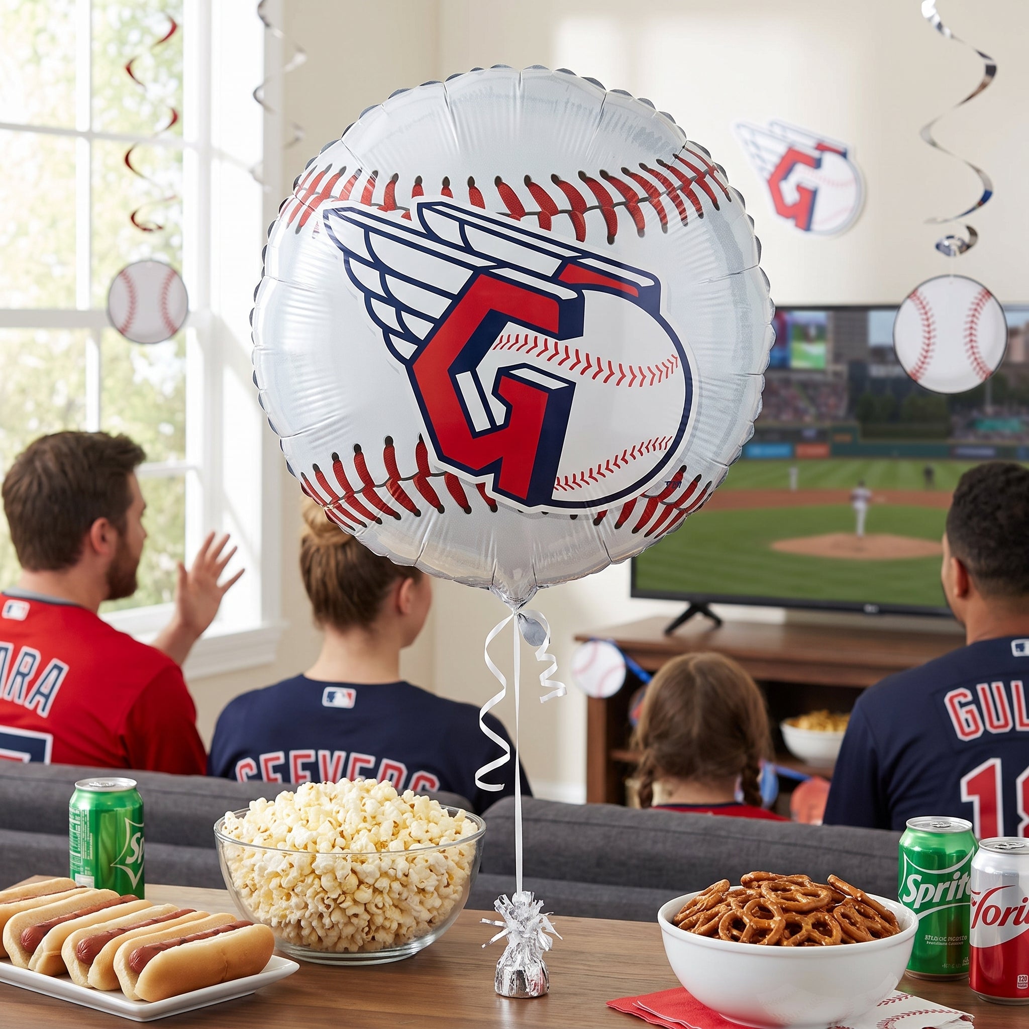 18" Cleveland Guardians Foil Mylar Balloon
