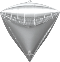 Silver Diamond Shape Foil Balloon
