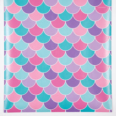 Shimmering Mermaid Scales Gift Wrap - 5 ft