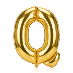 Gold Foil Letter "Q" Balloon - Metallic Mylar