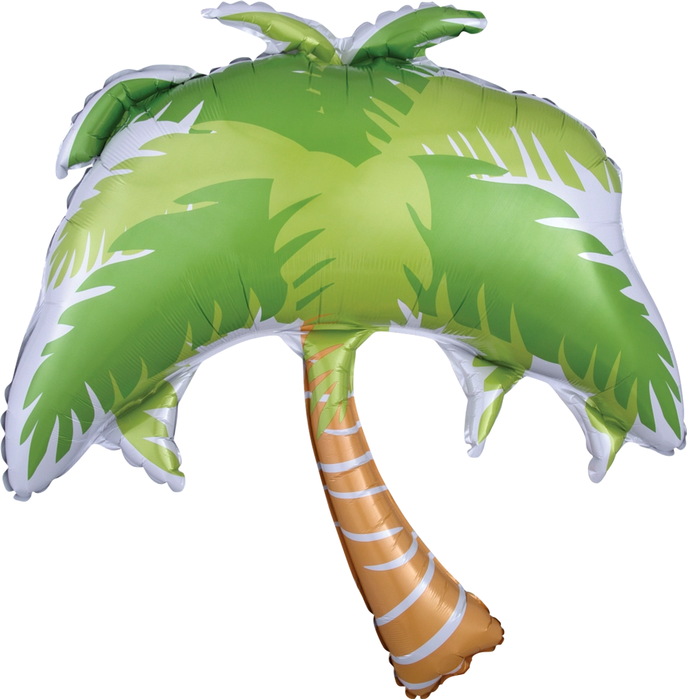 Tropical Palm Tree Foil Balloon - Summer Party Decor