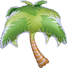 Tropical Palm Tree Foil Balloon - Summer Party Decor