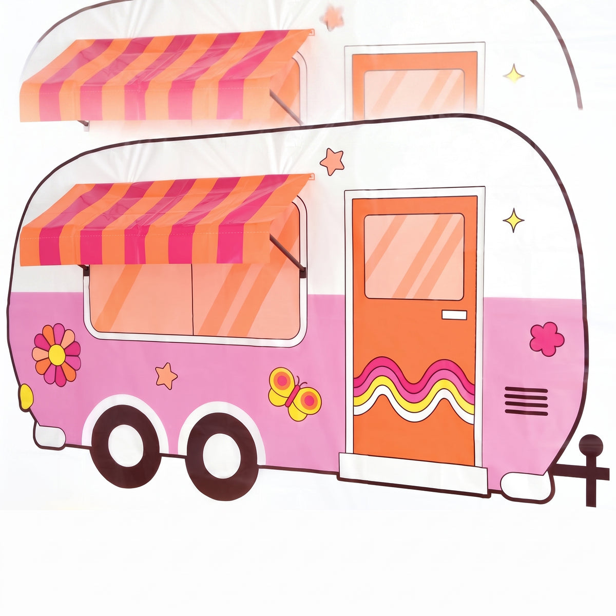 Retro Summer 3D Campervan Scene Setter Kit