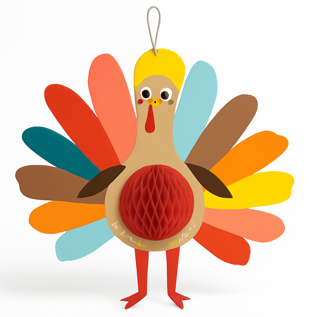 Festive Turkey Day Hanging Decoration