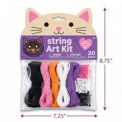 Kitty Cat String Art Kit - Multi-Coloured Craft Set for Kids