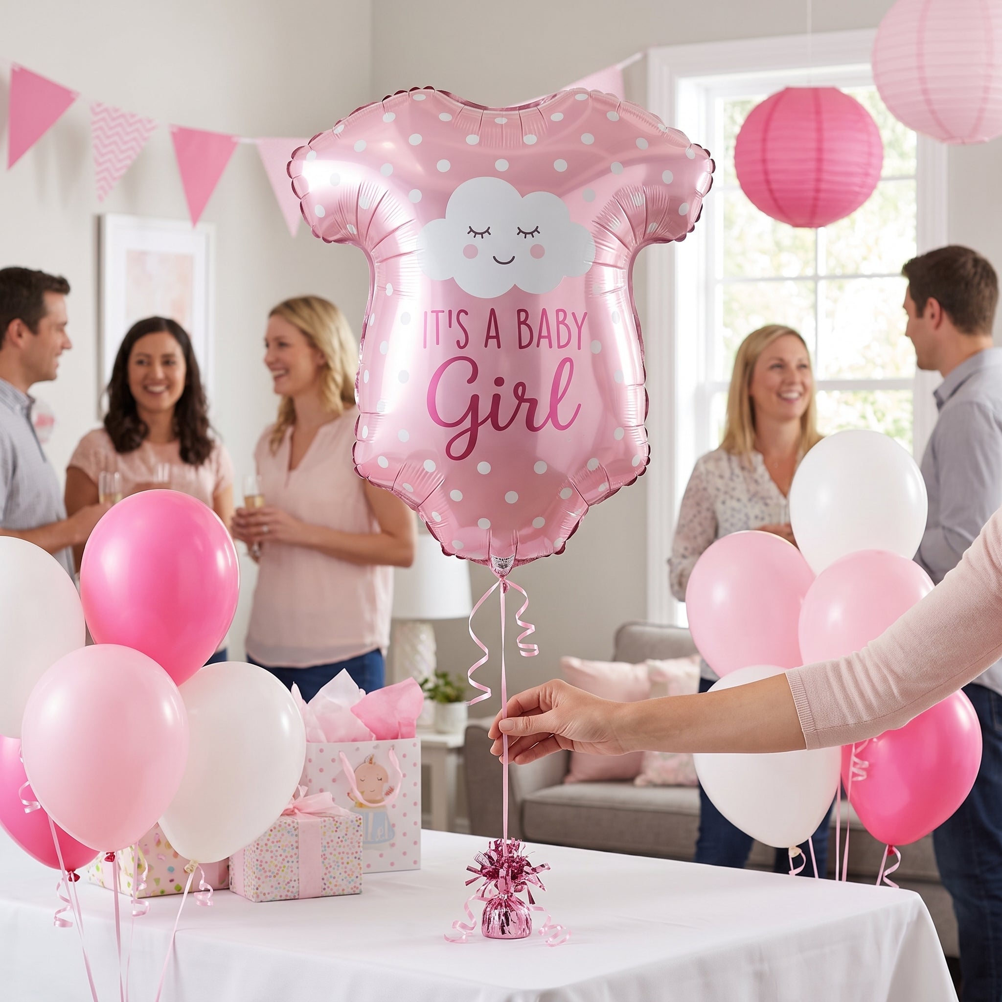 Baby Girl Onesie Super Shape Foil Balloon