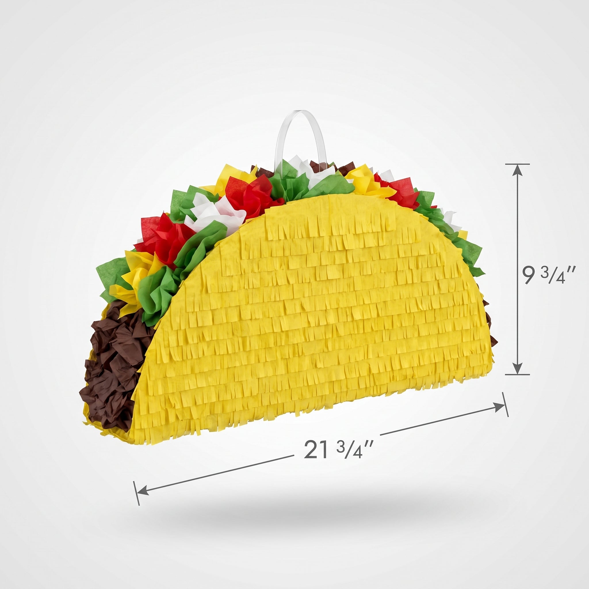 Festive 3D Taco Piñata for Birthday Parties