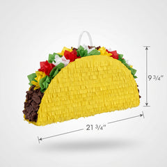 Festive 3D Taco Piñata for Birthday Parties