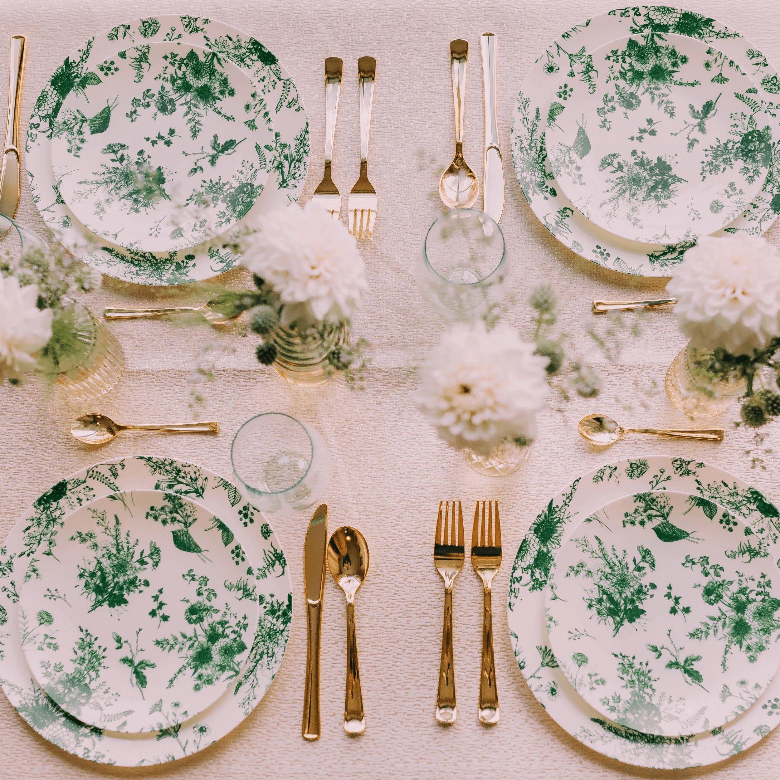 Exquisite Classic Gold Cutlery Combo - 80 Ct.