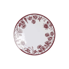 8 In. Vine Design Plastic Plates (10)