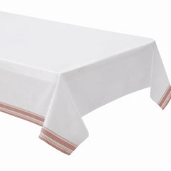 Elegant Rose Gold Airlaid Table Cover - 54" x 102"