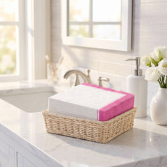 Bright Pink Premium Buffet Napkins - 8 In. x 4 In.