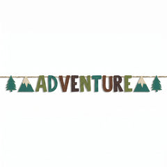 Adventure Wilderness Felt Letter Banner for Baby's First Birthday