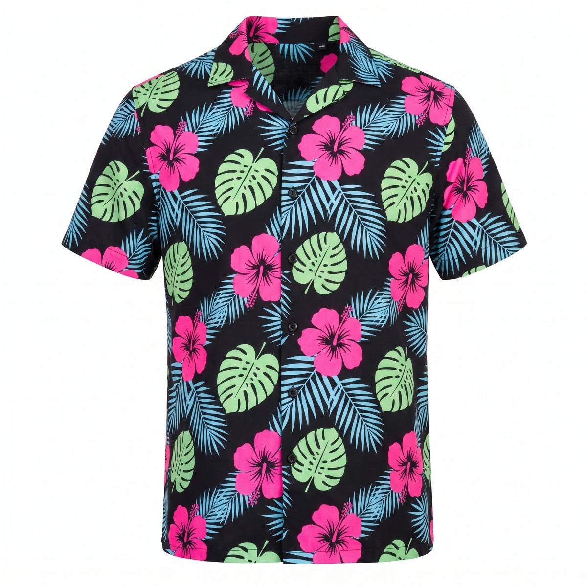 Summer Glow Tropical Leaf Print Shirt - Large/Extra-Large