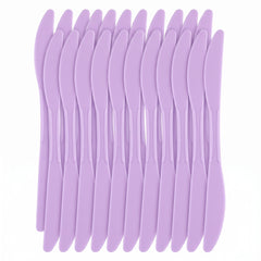 Lavender Plastic Knives - 7.5 In. | 20 Count