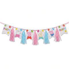 Peppa Pig Confetti Tassel Garland Decoration for Kids