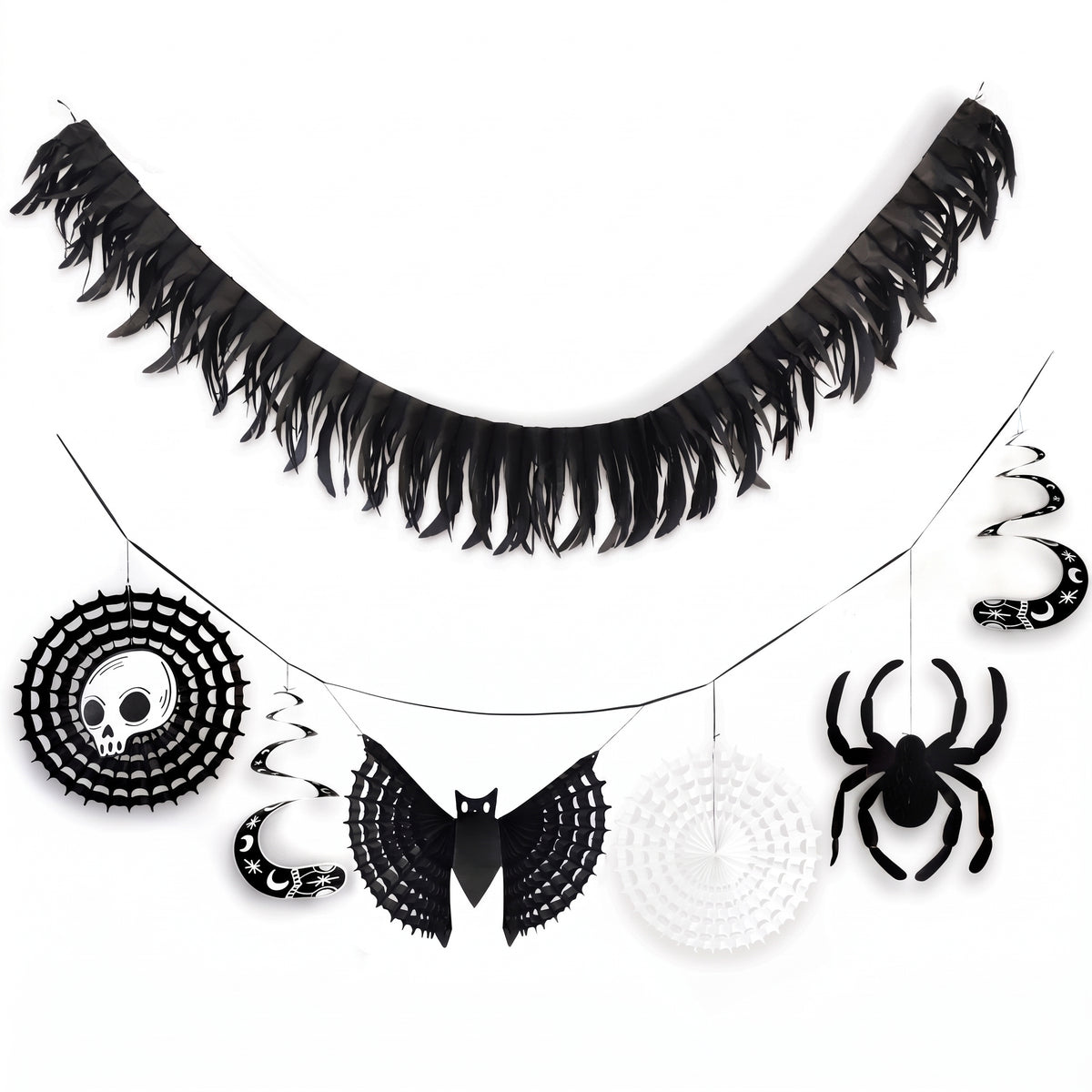 Spellbound Halloween Pennant Banner Set - 2 Piece