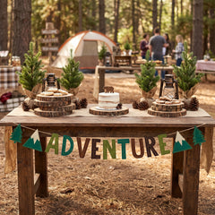 Adventure Wilderness Felt Letter Banner for Baby's First Birthday