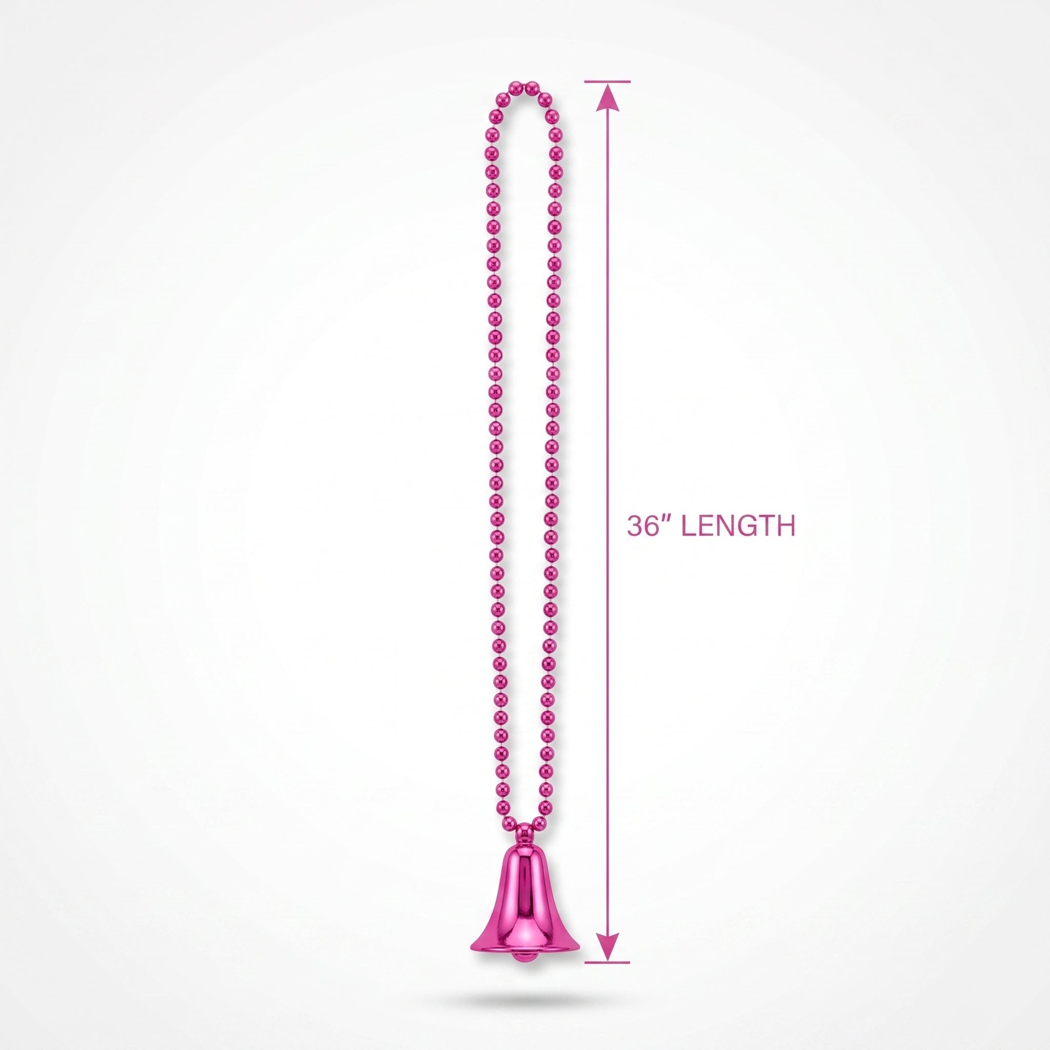 Bright Pink Clacker Necklace - Noisemaker