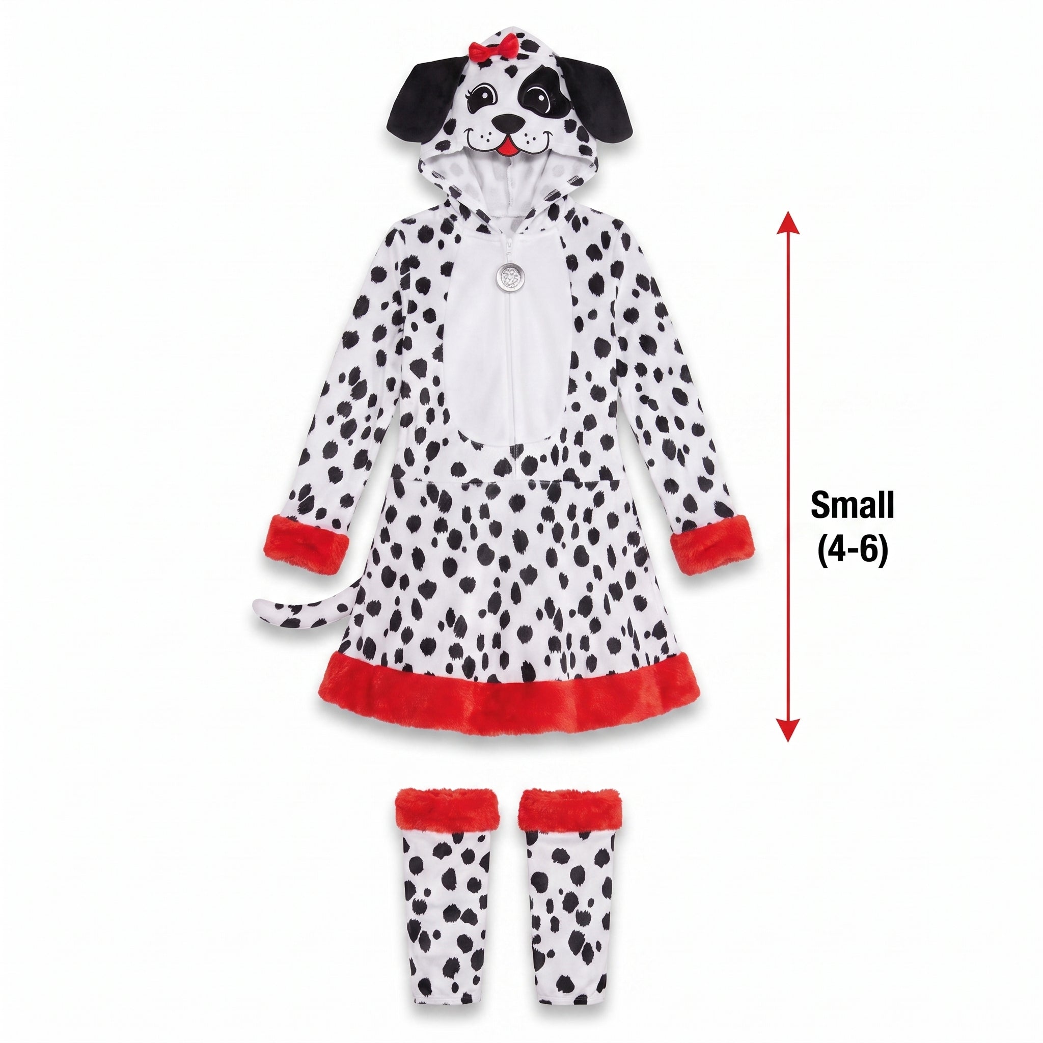 Spotted Dalmatian Girl's Halloween Costume