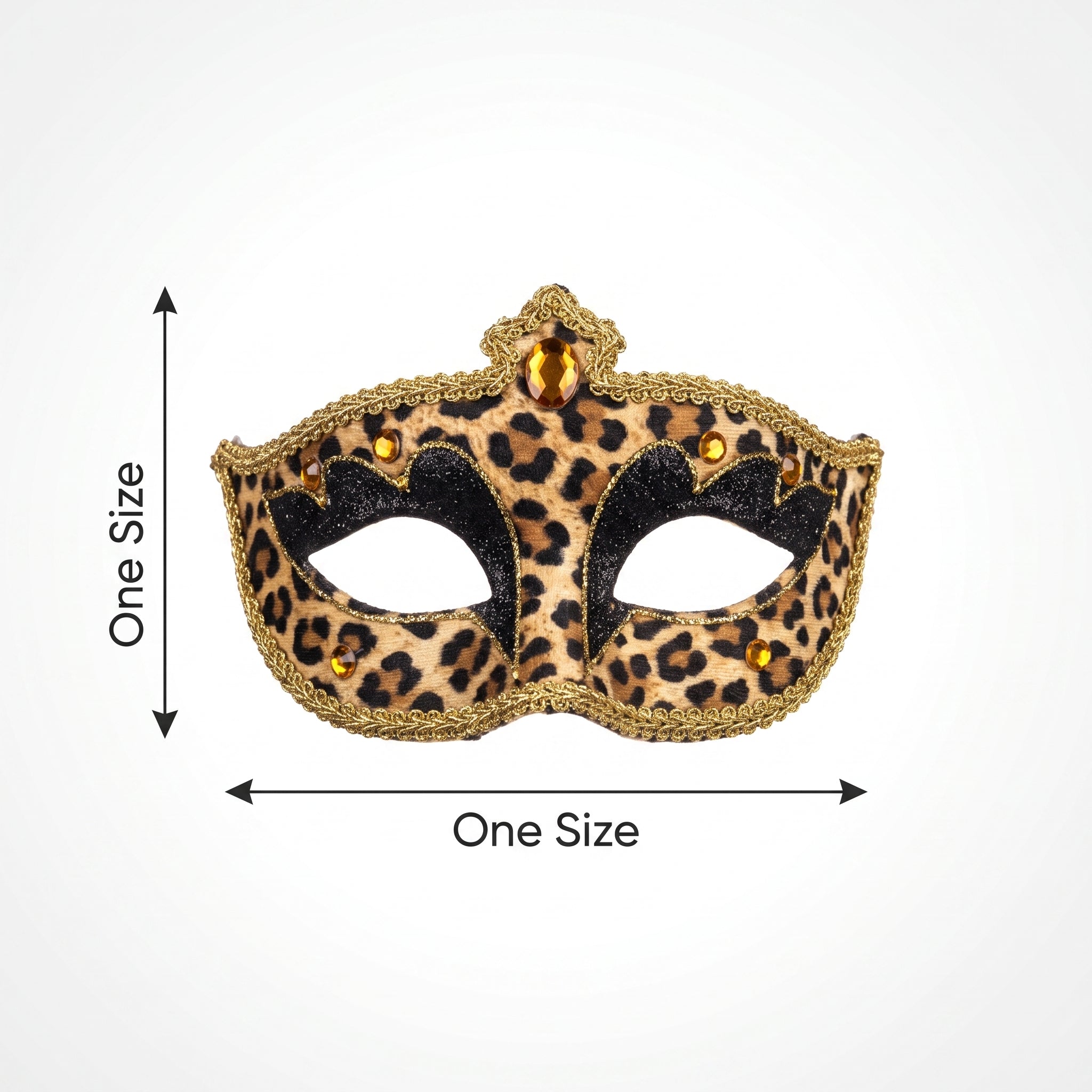 Fierce Cheetah Halloween Party Mask