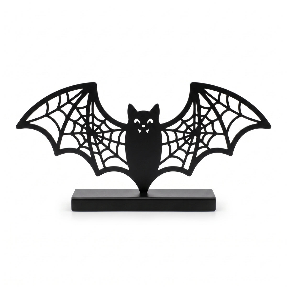 Bewitching Bat Metal Tabletop Sign