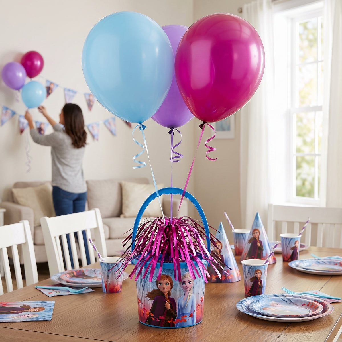 Disney Frozen 2 Balloon Weight Tote with Anna & Elsa Design