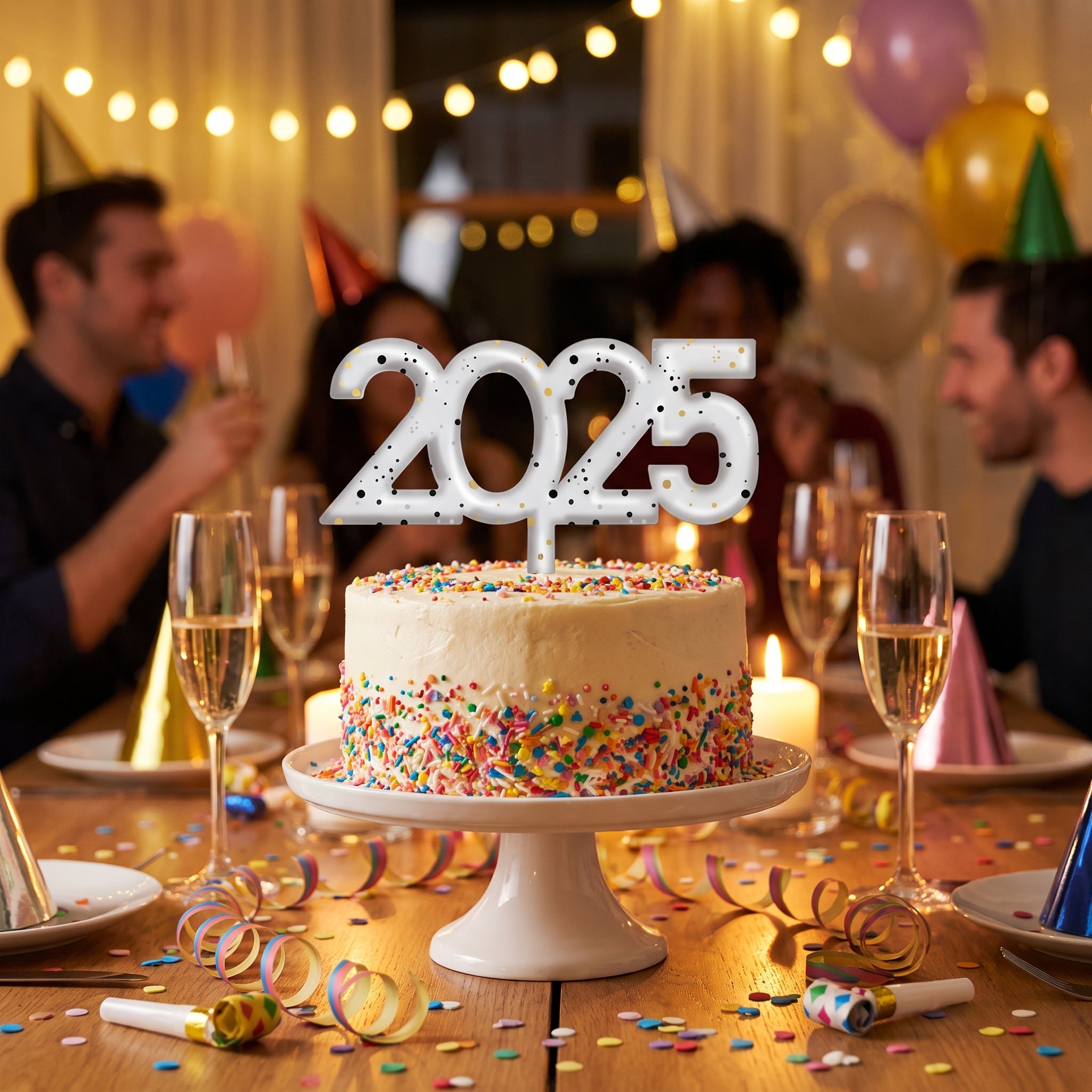 Festive 2025 Cake Topper Pick for New Year's Celebrations