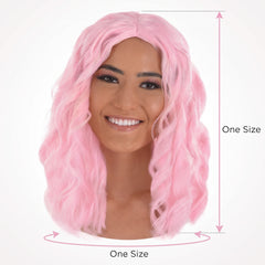 Chic Body Wave Light Pink Wig