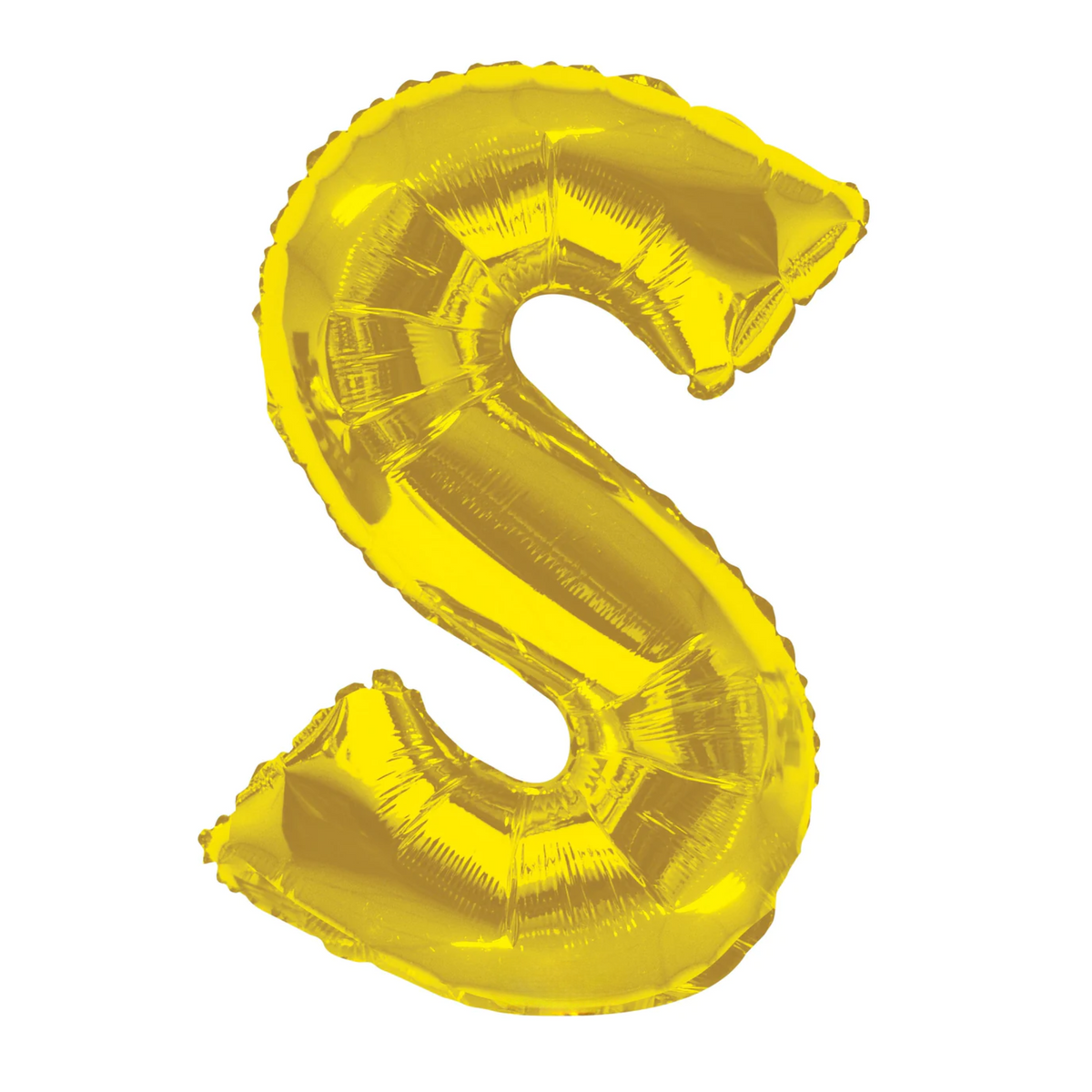 34" Gold Letter - S Balloon