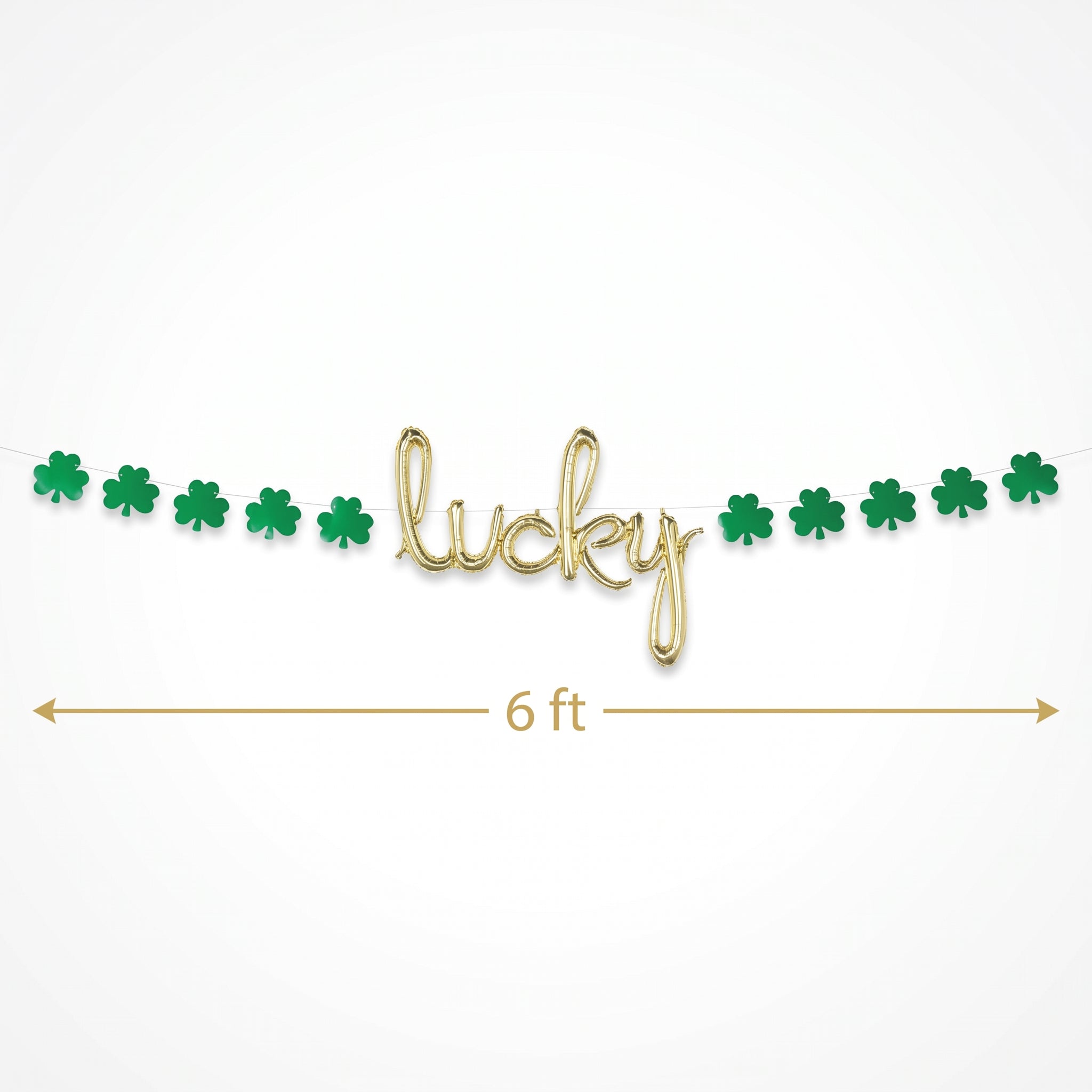 St. Patrick's Day "Lucky" Balloon Banner Kit