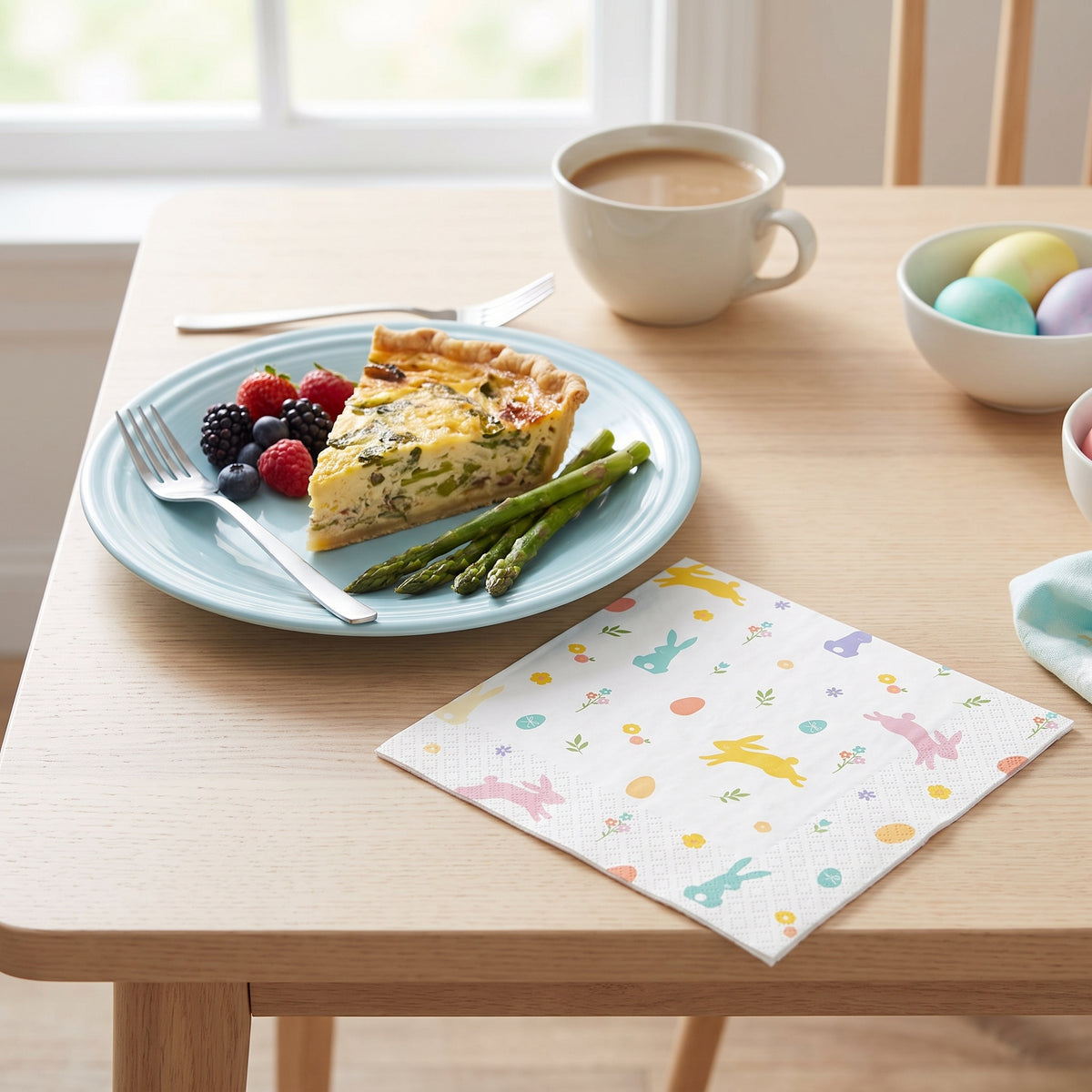 Easter Wishes Luncheon Napkins - 6.5 In. x 6.5 In. - 16 Pack