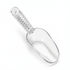 Clear Rhinestone Plastic Candy Scoop - 6.5 inches