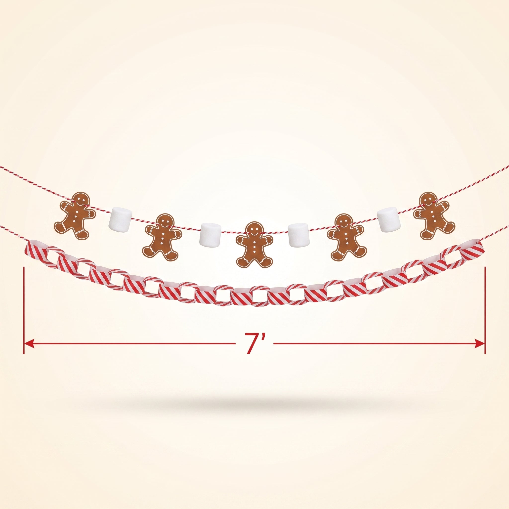 Festive Cocoa Bar Christmas Garland Set