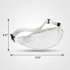 White Fanny Pack - Adjustable Costume Accessory