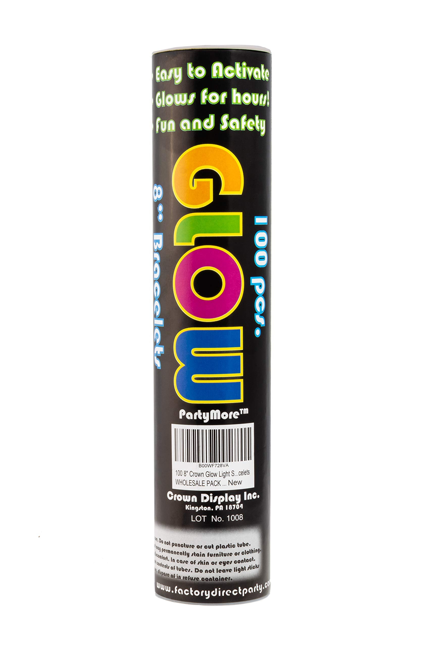 300 Club Pack 8" Glow bracelets