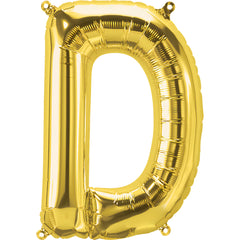 26" Gold Letter - D Balloon