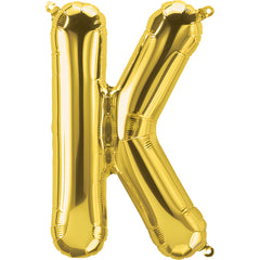 26" Gold Letter - K Balloon