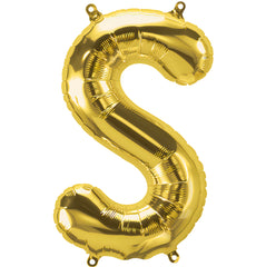 26" Gold Letter - S Balloon